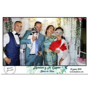 fotomaton vintage en boda de plata